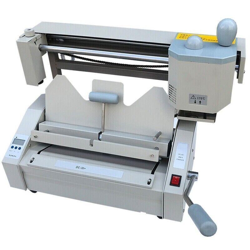 220V NEW HOT MELT GLUE BOOK BINDER PERFECT BINDING MACHINE A4 SIZE eBay