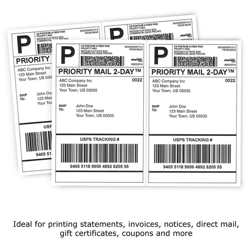 PrintWorks Professional perforiertes Papier, 500 Blatt, 2-teilig Perf - Bild 3 von 7