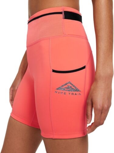 NIKE DRI FIT WOMENS EPIC LUXE RUNNING TRAIL SHORTS ORANGE SZ XS#DQ1035-NWT - Picture 5 of 12