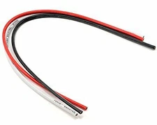 Tekin 14awg Silicon Power Wire Silicone 3pcs 12 inch Red/Blk/White TT3031