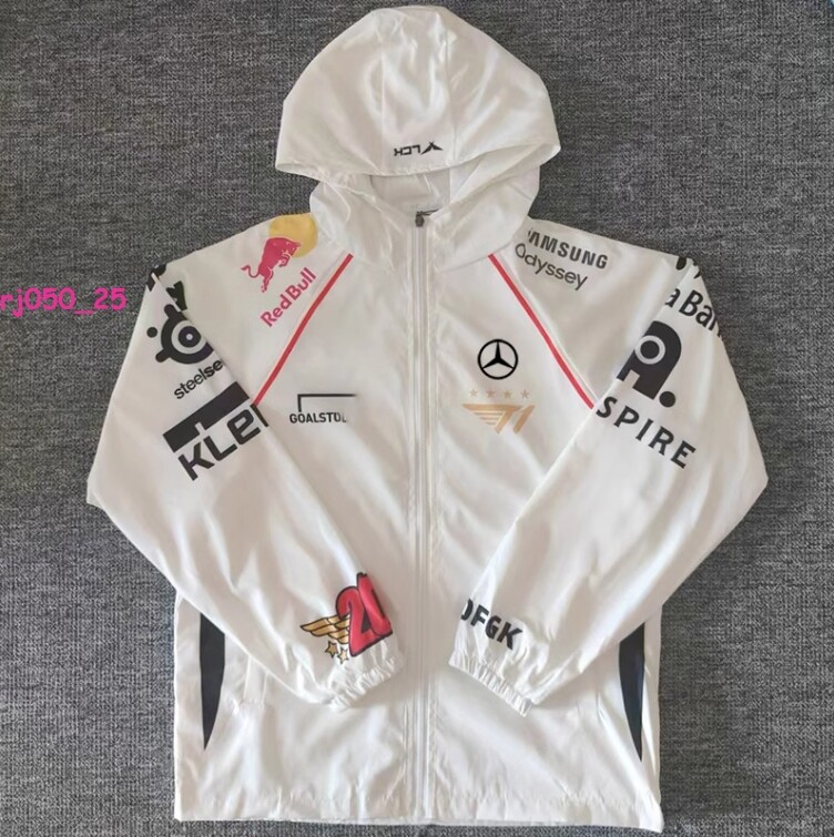 2024 T1 UNIFORM FAKER+FAKER カード T1 SHOP T1 2024 Uniform Worlds Jersey White FAKER MarkingVer