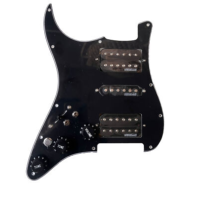 Prewired HSH Left Handed Pickguard Set Split Coil Wilkinson Pickup for ST Guitar