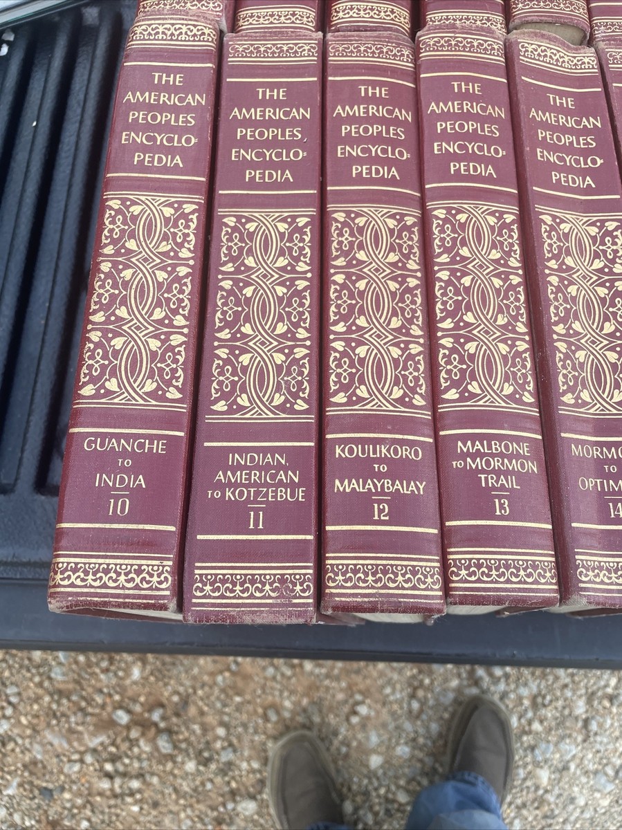 The American Peoples Encyclopedia Set Missing Volume 1 19