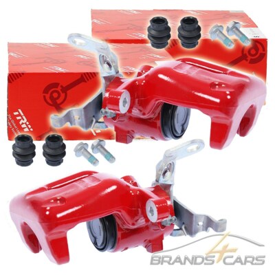 TRW SATZ BREMSSATTEL ROT HINTEN RECHTS+LINKS FÜR VW GOLF 5 1K 2.0 GTI