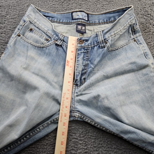 Anchor Blue Jeans Boot Cut Vintage Y2K 2000 100% Cotton 32x30 (real 33x28) Faded - Picture 6 of 13