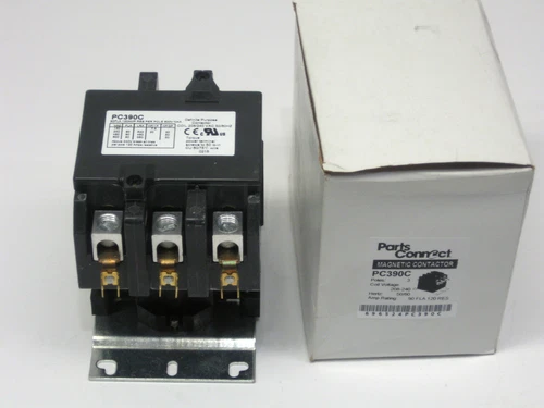 Contactor Three (3) Pole 90 Amp 240 Volts Air Conditioning PC390C