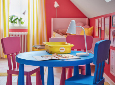 IKEA Utter Children's Table Stool Indoor Outdoor Plastic Simple Multicolour Kids IKEA Utter Children's Table Stool Indoor Outdoor Plastic Simple Multicolour Kids