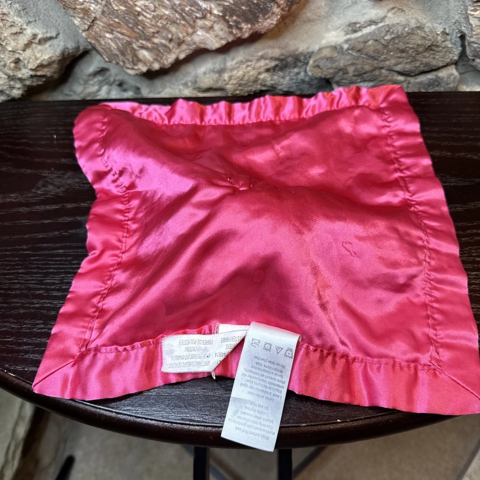 Manta de seguridad Garanimals Mono felpa rosa satinado flor Foto 4 de 4