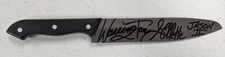WARRINGTON GILLETTE Signed STEEL KNIFE Autograph JASON 2 Friday the 13th JSA COA