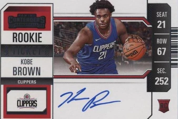 2023-24 Panini Contenders - Kobe Brown #130