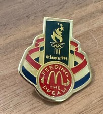 Atlanta 1996 McDonalds Medal Feeding the Dream Olympic Pin