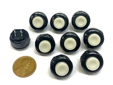 10 White ish push button switch Normally closed N/C momentary 14mm DS-500
