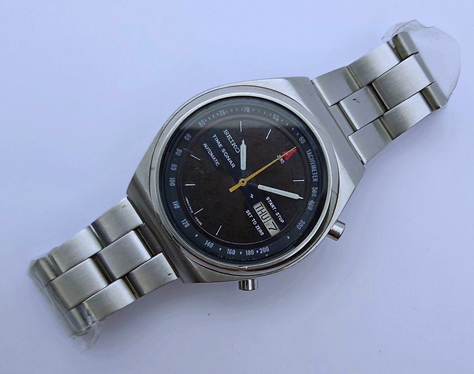 RARE SEIKO 7015 6010 JDM SPEEDTIMER FLYBACK MENS CHRONOGRAPH WATCH EU SHIP