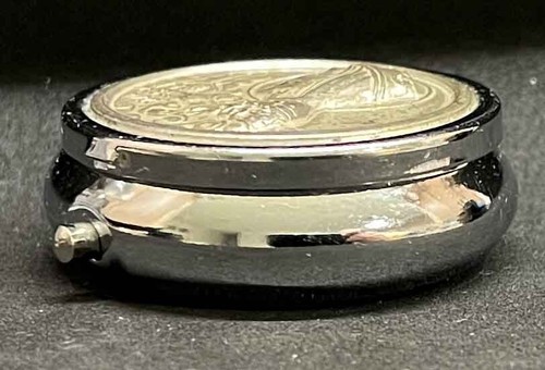 Spanien schöne Vintage Pillendose Unsere Liebe Frau von Montserrat schönes Design top! - Bild 5 von 12