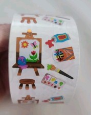 Vintage Sandylion stickers Art Supplies Mylar NEW Roll Of 100 Mods