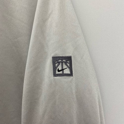 Nike Vtg 1990's Men's XL Gray Center Swoosh Check Travis Scott Hoodie Sweatshirt - Picture 5 of 11
