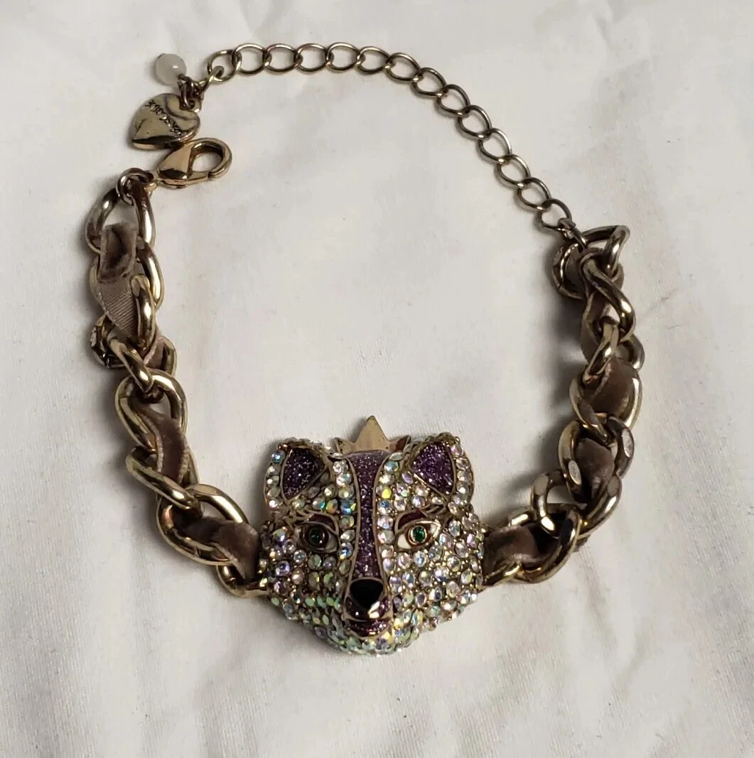 Betsey johnson fox bracelet clearance