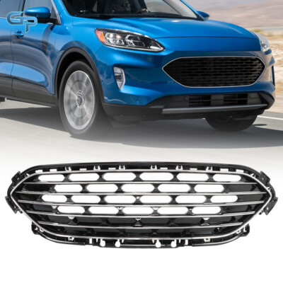 Fit For 2020-2022 Ford Escape Front Bumper Center Grille Black LJ6Z8200DB