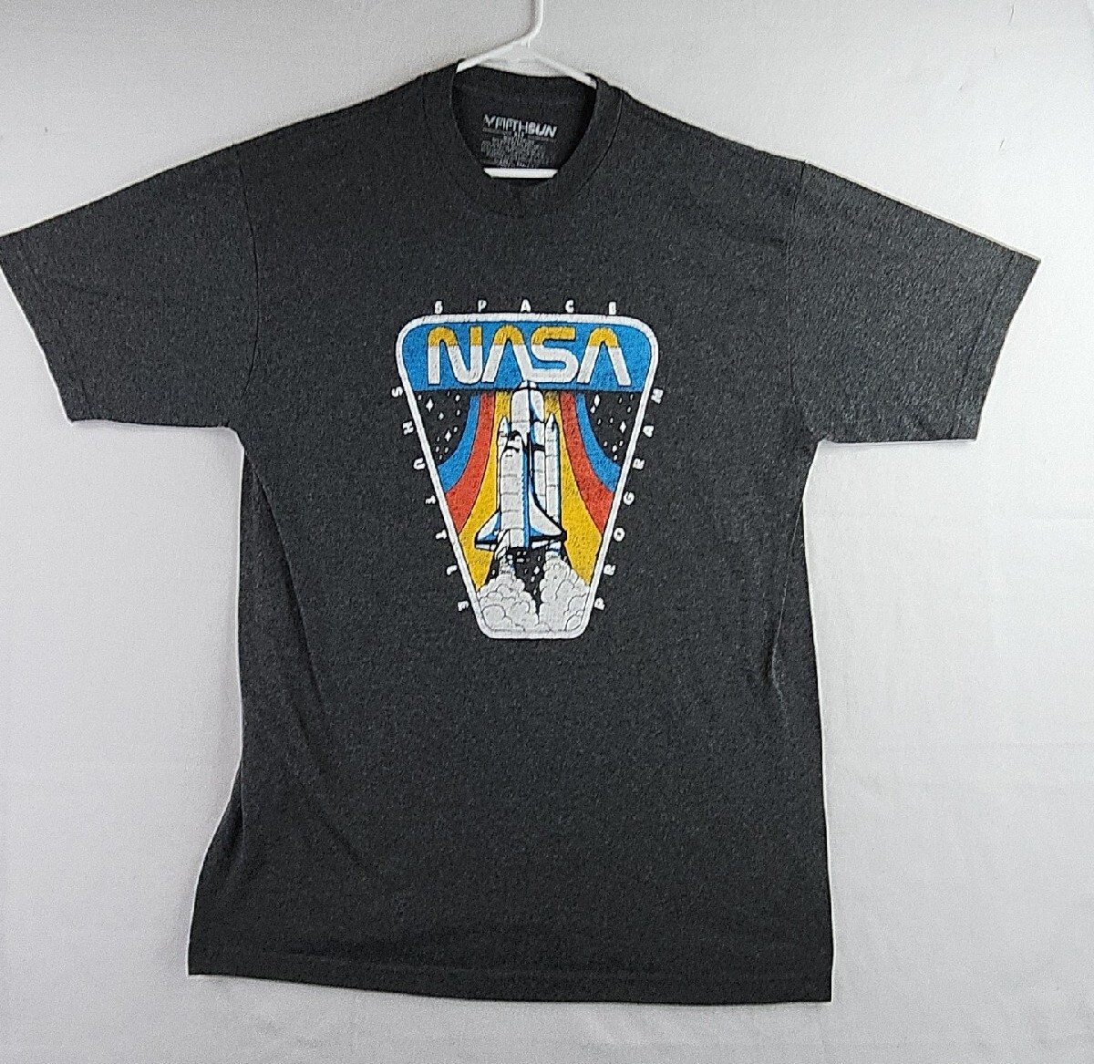 NASA Shuttle Program Graphic Logo Gray Fifth Sun … - image 1
