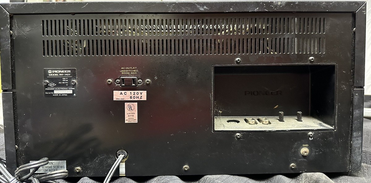 Pioneer RT-707 Reel to Reel Tape Recorder Player | eBay