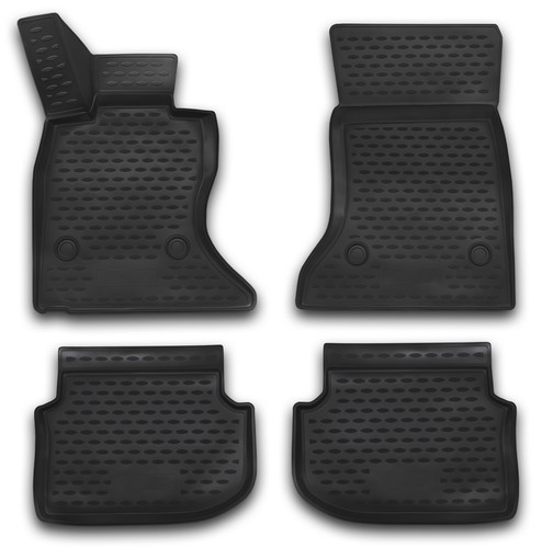 Gummifußmatten für 5er BMW F10 2010-2013 3D Passform Hoher Rand Gummimatten - Bild 1 von 6