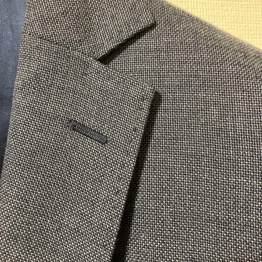 MASSIMO DUTTI Italian Fabric Jacket Blue Gray 46 thumbnail 5