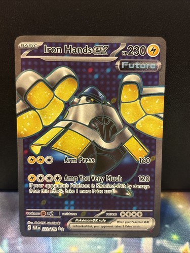 Iron Hands ex 223/182 Ultra Rare Paradox Rift Pokemon Holo Near Mint