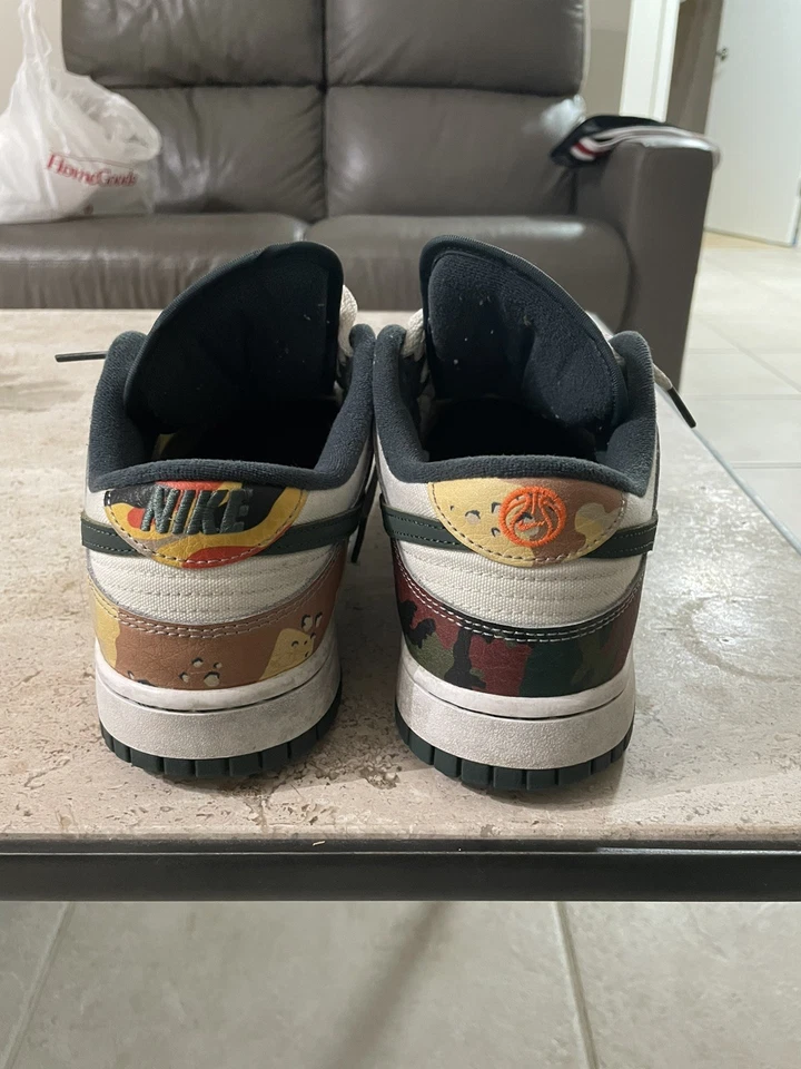 Nike Dunk Low SE Sail Multi-Camo TALLA 9 Para hombres Usado Foto 4 de 4