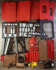 Huge Lot of Vintage Playmobil 3556 Medieval Farm Cottage/Barn Castle Parts