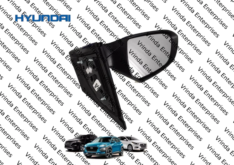 FOR 2016-2019 HYUNDAI GRAND I10 2016-2020 XCENT F/L OUTSIDE REAR MIRROR VIEW LH - Image 2 of 4