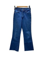 WRANGLER Estimated 70s TALON Made in USA Bootcut Pants Size 28 Indigo, Cut-of