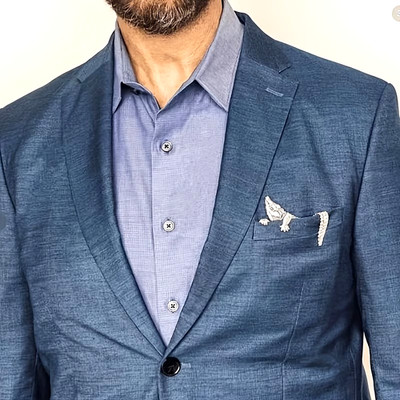   TOP SELLING!!  MENS SUIT POCKET ALLIGATOR FORMAL / CASUAL NO MORE HANDKERCHIEF
