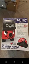Numatic HVT160 Henry Turbo Bagged Vacuum Cleaner HVT160 - BRAND NEW - Free Post