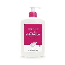 Amazon Brand - Solimo Extra-Dry Skin Lotion with Vitamins B5 & E, 16 fl oz