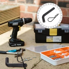 5 /8" Plug Railer Tow Bar Pin Black Trailer Hitch Lock Receiver Car