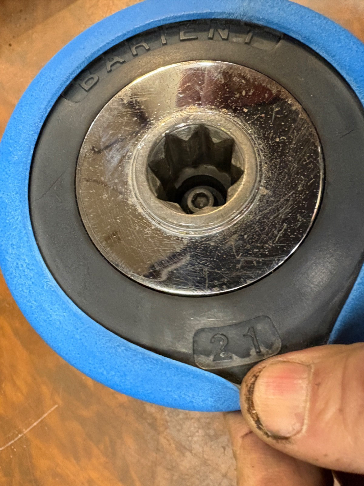 BARIENT 21SPD WINCH GREY ANODIZED W/ WINCHER BASE DIA 5.25"(133MM)...