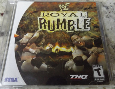 WF Royal Rumble Sega Dreamcast THQ NTSC-U/C T 2000 Wrestling Sports