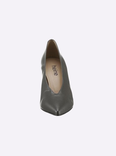Mode von Heine Damen Schuhe Pumps Abendschuhe Absatzschuhe grau Gr. 40 NEU - Bild 5 von 6