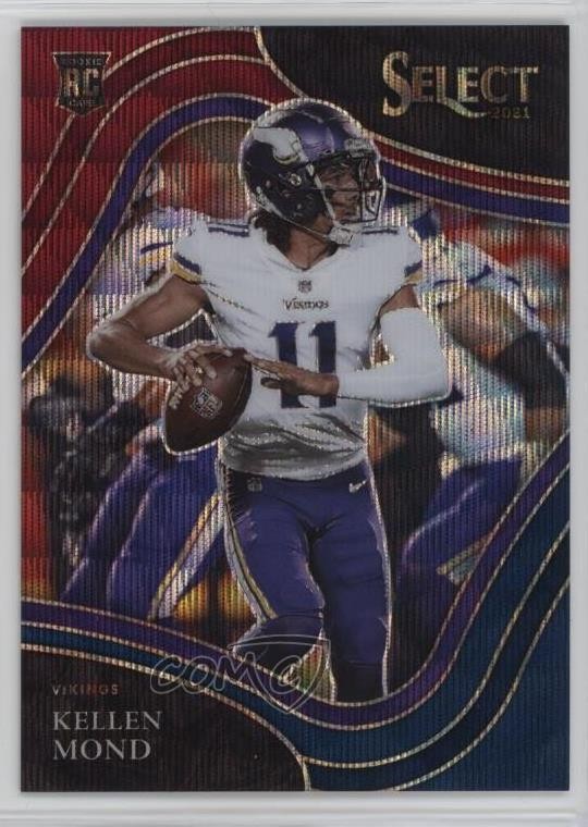 2021 Panini Select Field Level Tri-Color Prizm 5/75 Kellen Mond Rookie RC 6o3