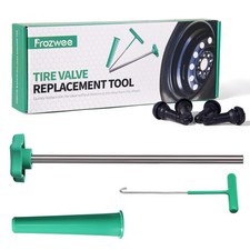 Tire Valve Stem Core Quick Replacement Tool Kit for Leaky Valves