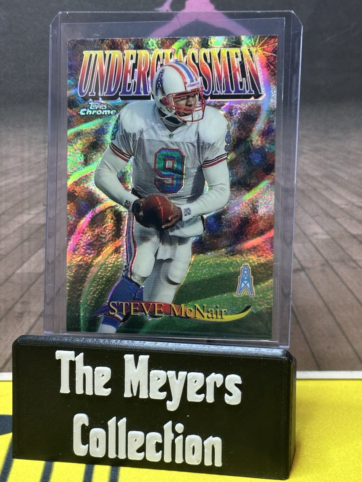 1997 Topps Chrome Steve McNair Underclassmen 💎Refractor💎 #U9 Titans Oilers