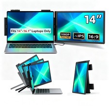 UPERFECT Portable Monitor for Laptop 14" FHD Laptop Screen Extension Monitor