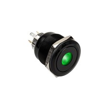 DimasTech Vandalism Button 25mm Blackline Dot RGB Steel Black PD224