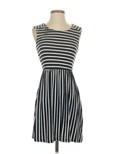 Olive and Oak Women Blue Casual Dress XS