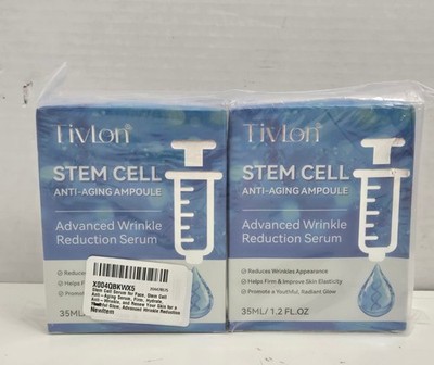 Stem Cell Serum Face Ampoule Anti-Aging Wrinkle Reduction 2 Boxes Exp 6/28
