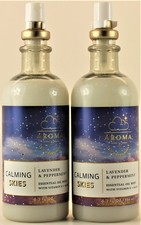 2 - Bath  Body Works CALMING SKIES LAVENDER PEPPERMINT Essential Oils Mist 5.3z