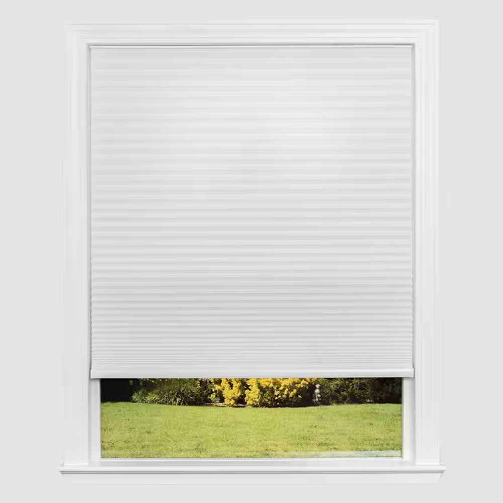 No Tools Easy Lift Trim-At-Home Cordless Cellular Light Filtering Fabric Shade W