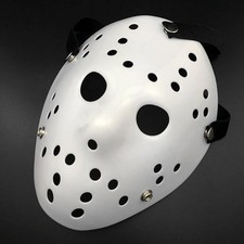 Jason Voorhees Hockey Mask Friday The 13th Part 3 Classic White Cosplay Costume