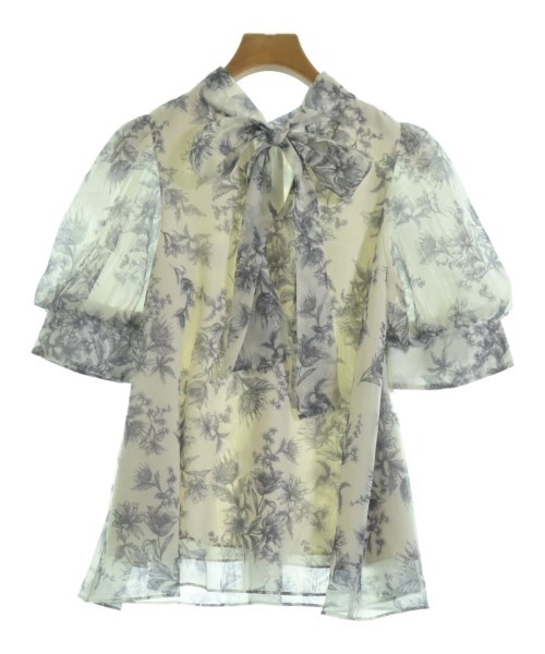 SNIDEL Blouses WhitexBlue gray(Patterned) ONE 220… - image 2