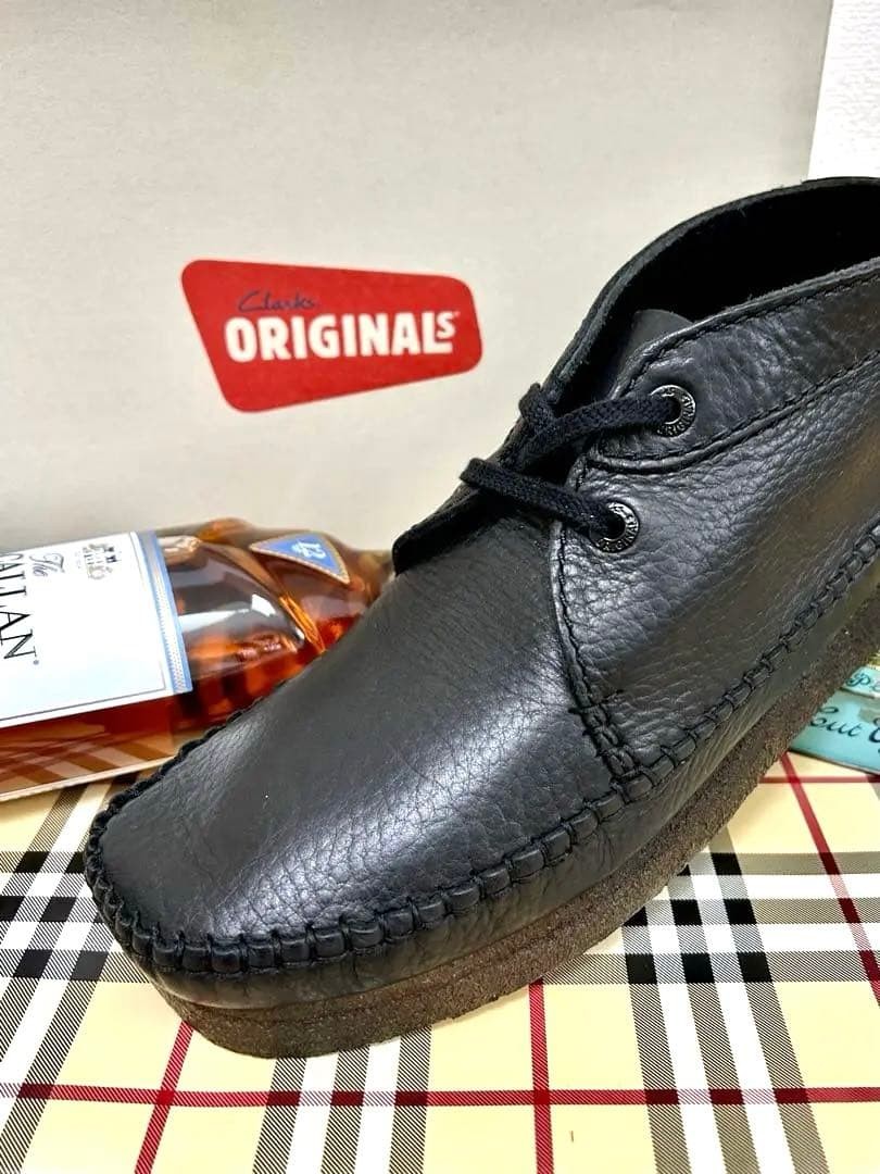 Men 9.5US Clarks Weaver Boot Boots Black Rare Model Limited Edition VHTF Pre-own